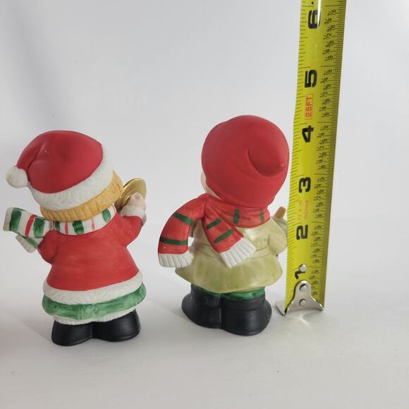 3pc Vintage Ceramic Kids with Musical Instruments Christmas Set HOMCO - Picture 4 of 6